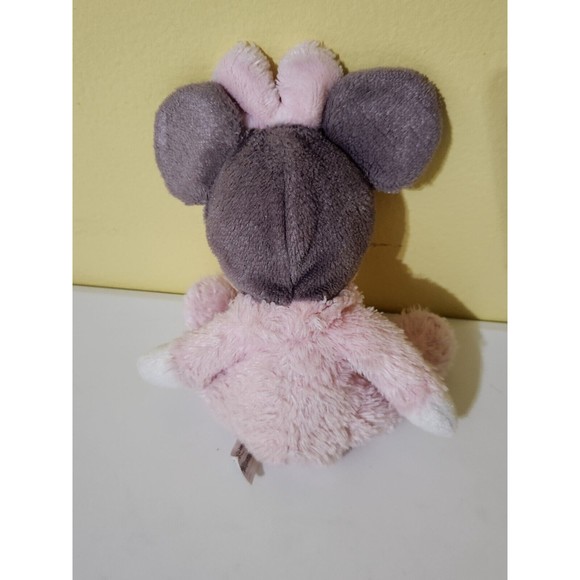 Disney Parks Pink Baby Minnie Mouse Bell Rattle Stuffed Plush 10 Inches PL - Picture 2 of 12